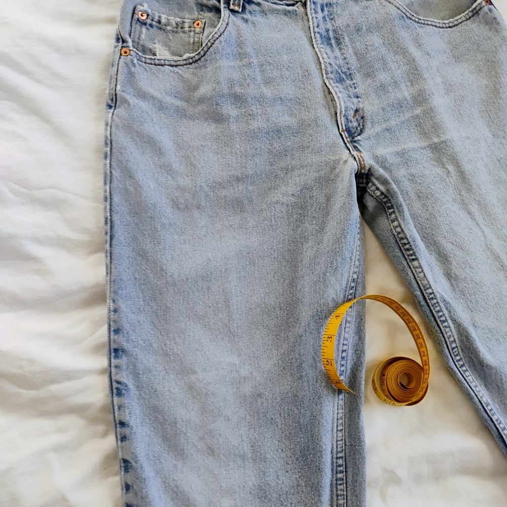 Vintage 1996 😎 Levi's 560 Loose Fit Taper Leg W34 L30 Ride 12 Barrel 7 Stressed